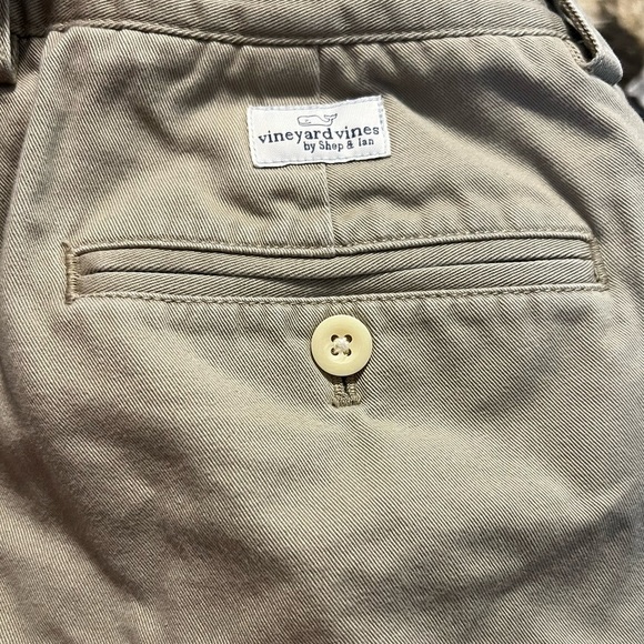 Vineyard Vines Shep&Ian Men's Khaki Slim Fit Cotton Twill Club Pants - Picture 4 of 10